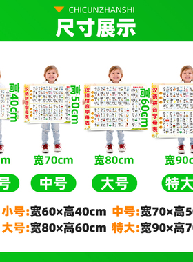 小学生汉语拼音字母表墙贴