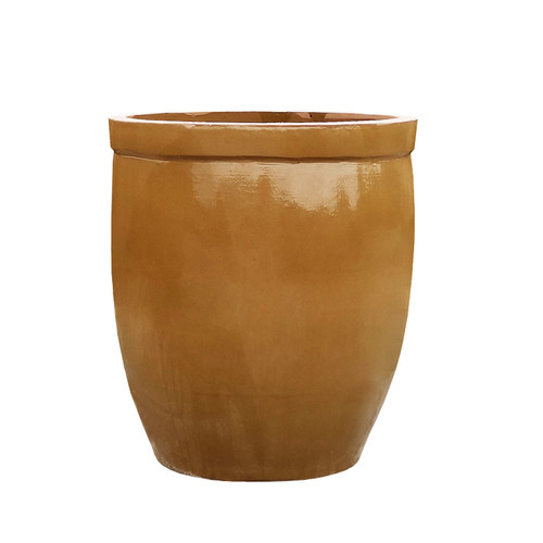 老式水缸家用储水用陶瓷米缸腌菜腌肉发酵缸粗陶养鱼睡莲荷花盆缸 - 图3