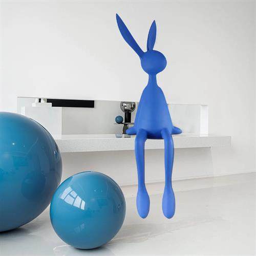 玻璃钢卡通雕塑样板间可爱动物装饰品创意公仔大号白兔子摆件坐姿,淘宝优惠券,粉丝福利购,淘宝优惠卷
