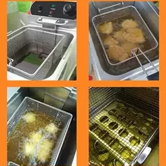商用大容量单缸双缸电炸炉炸鸡