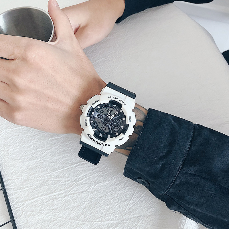 Водонепроницаемые механические электронные мужские часы