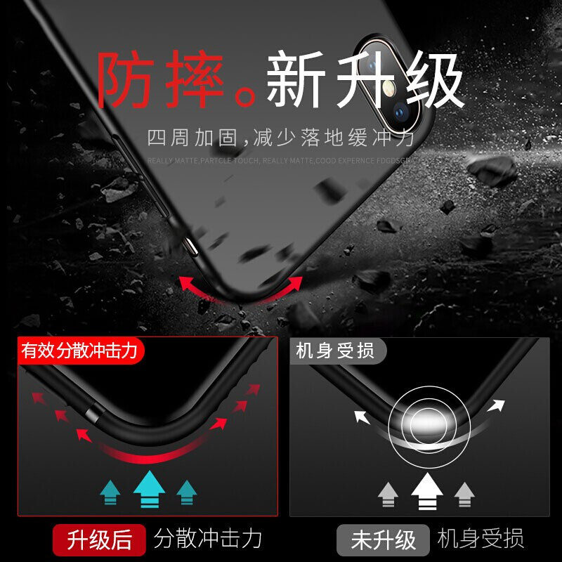 vivoZ1手机壳磨砂vivo Z1i全包边后盖软壳Z1A硅胶保护套Z1青春版轻薄外壳ins新潮牌男女款V1730DA简约保护壳-图1