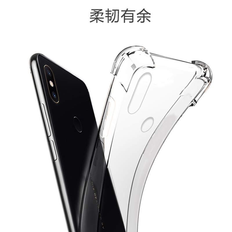 红米K20手机套redmi k20气囊软壳加厚防摔小米M1903F10A四角气垫全包边硅胶透明保护套M1903F10C新款潮后盖-图3