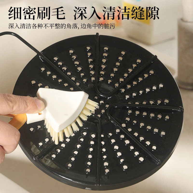 三角刷厨房水槽缝隙刷可折叠家用多功能清洁刷头小清洗刷清洁神器,淘宝优惠券,粉丝福利购,淘宝优惠卷