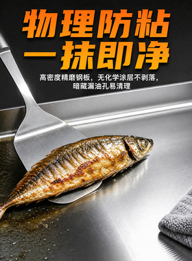 【可选镀铬不沾】4400w速热扒炉