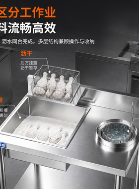 商用裹粉台丨炸鸡汉堡店餐饮必备