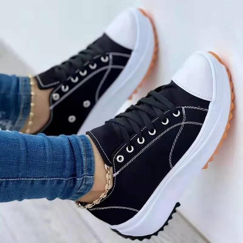 Canvas Shoes Women's Sports for Women Woman Sneakers Pla - 图1