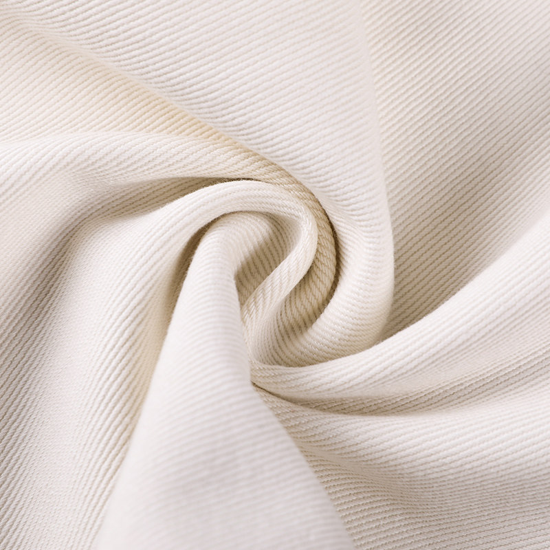 米白色女直筒宽松春装2022年牛仔裤 荷趣牛仔裤