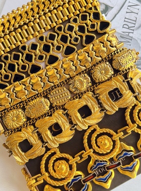 欧洲手链中古法国古董重工手链