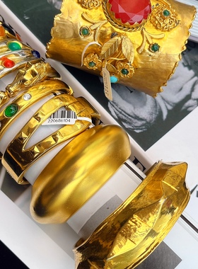 手链手镯法国孤品重工品牌手镯