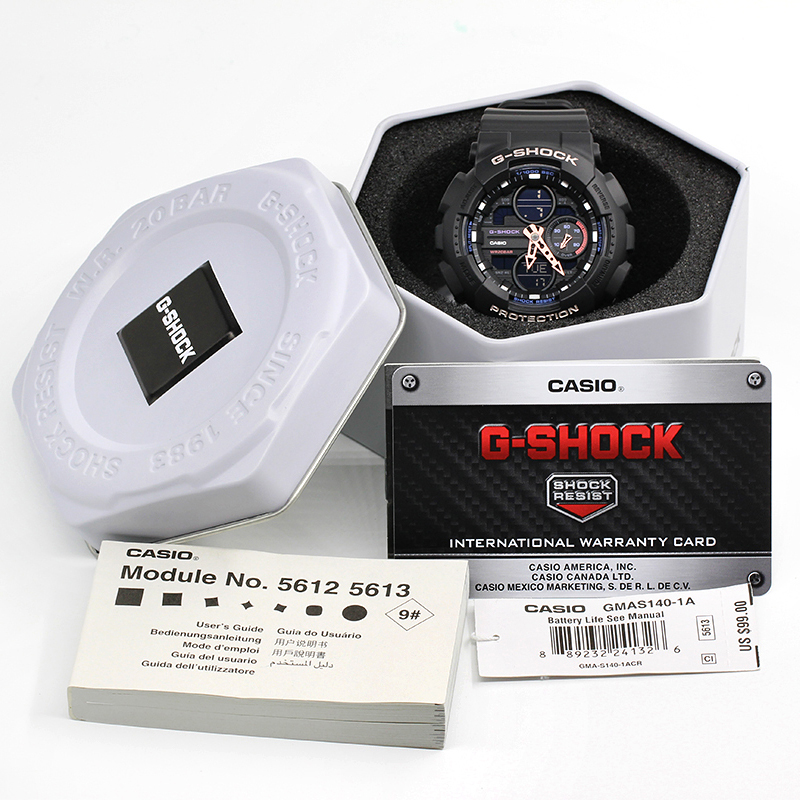 防震防水男女运动表中姓小表盘 1A S140 卡西欧手表正品 GSHOCK GMA 防震防水男女运动表中姓小表盘 1A S140 卡西欧手表正品 GSHOCK GMA