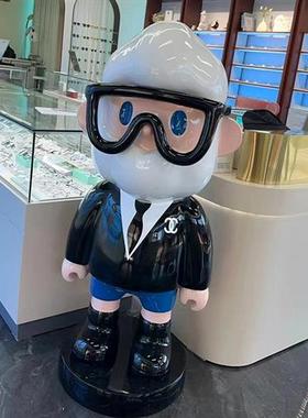 网红男朋友雕塑卡通公仔家里客厅卧室装饰品落地大摆件