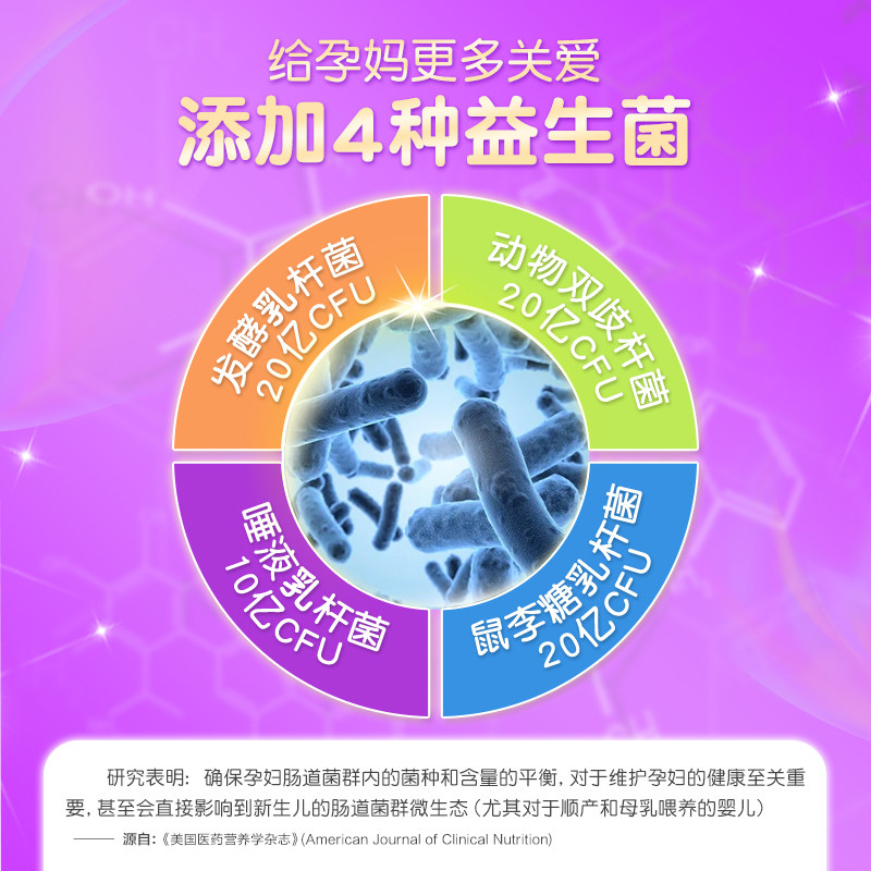 法澜秀孕妇多种复合维生素综益生菌 法澜秀孕产妇叶酸