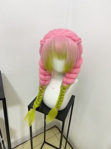 阁主家鬼灭之刃甘露寺蜜璃成品cos假发恋柱蛇柱小芭内动漫cosplay - 图2