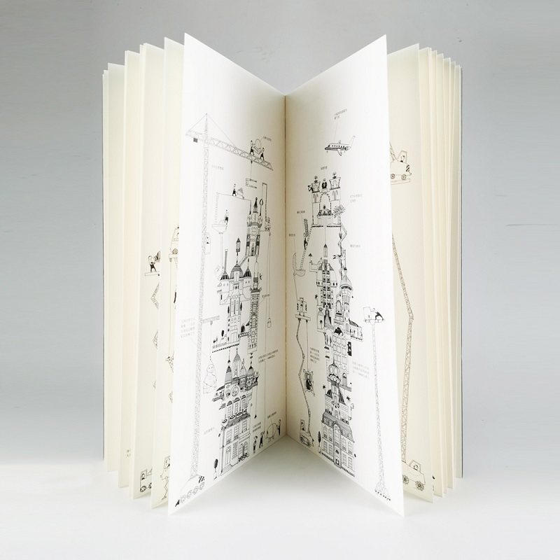 浪花朵朵童书  摩天大战精装12开 线描绘本 绘画线条素描艺术启蒙 安徒生插画奖大师作品 纽约时报十佳儿童创意绘本奖,淘宝优惠券,粉丝福利购,淘宝优惠卷