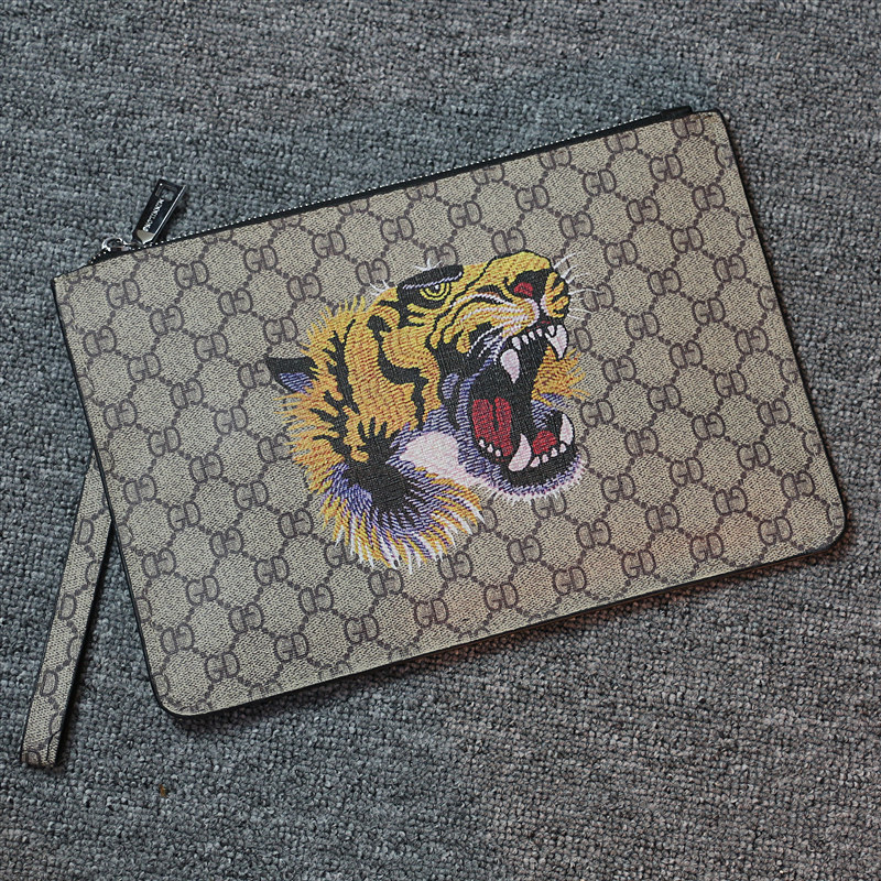 男韩版2020新款薄款彩绘信封手拿包 焱潮男士包袋