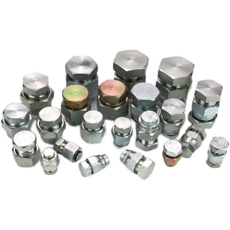 挖掘机破碎锤炮头油管堵头闷头 防漏油螺丝接头68 75 100 140锤,淘宝优惠券,粉丝福利购,淘宝优惠卷