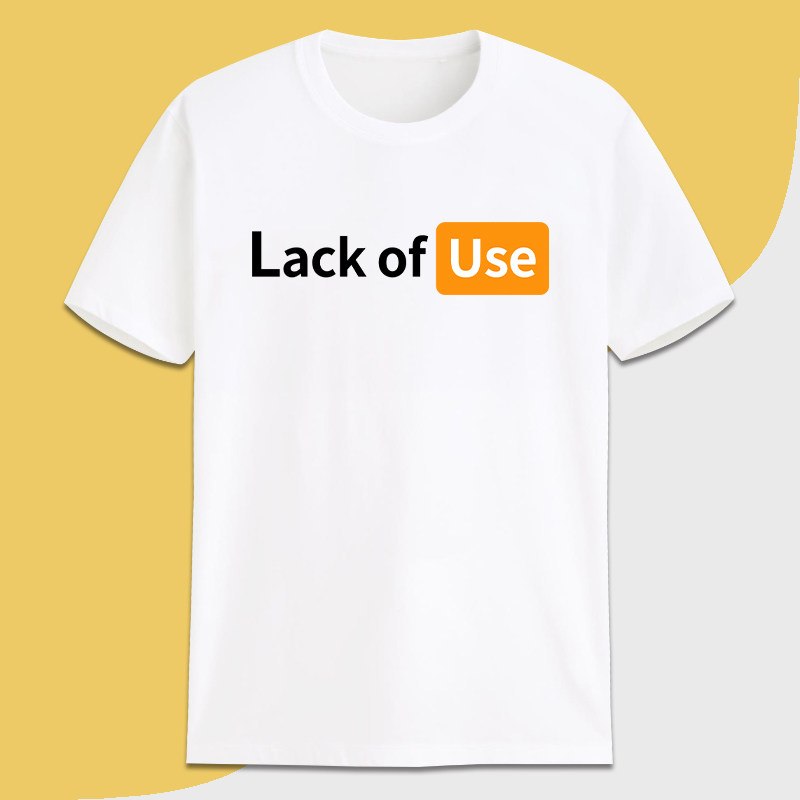 lack of use吴彦祖ins同款笑t恤 定调T恤