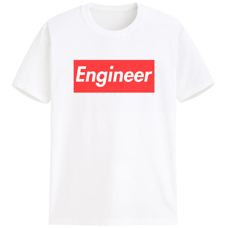 毕导同款engineer印字极客理工t恤 定调T恤