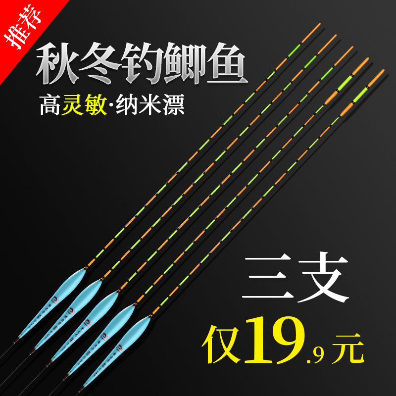 轻口小碎目鲫鱼漂高灵敏纳米浮漂加粗醒目浮标黑坑野钓防走水鱼漂 - 图2