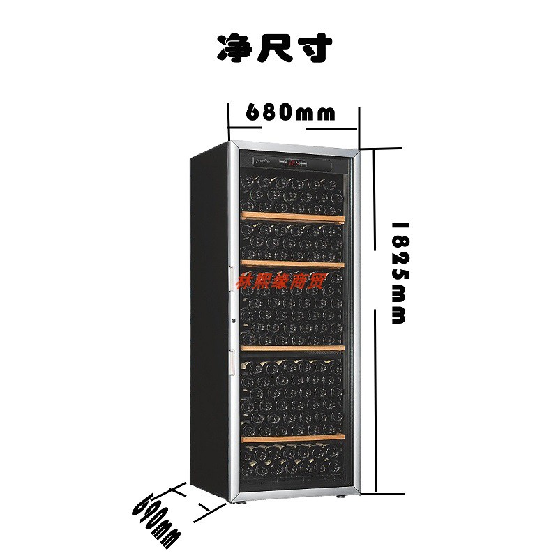 ArteVino法国进口单温区银色玻璃门红酒葡萄酒大容量恒温恒湿酒柜 - 图1