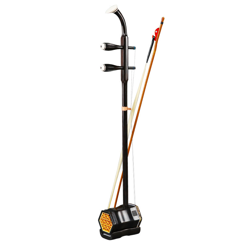 乐海黑檀考级入门东非黑黄檀木二胡 卓鸣致远二胡