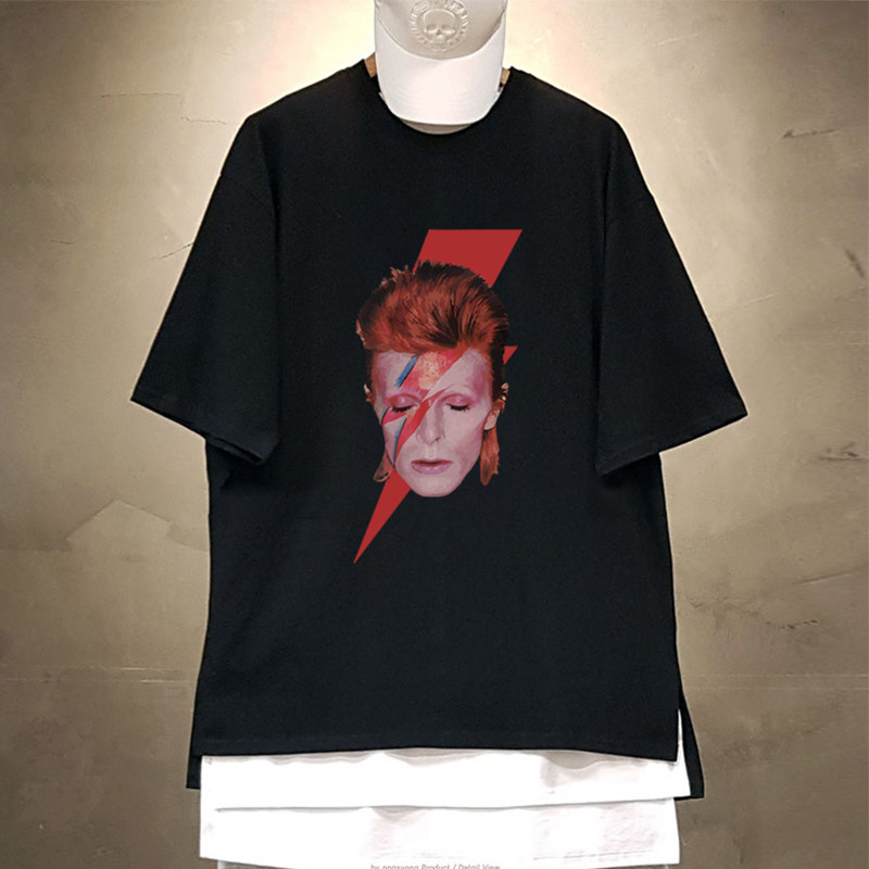 大卫鲍伊周边摇滚纪念短袖t恤 布奈森T恤