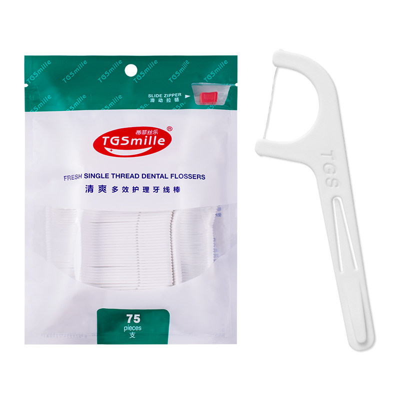蒂菲丝乐清爽单线一次性超细牙线棒 蒂菲丝乐牙线/牙线棒