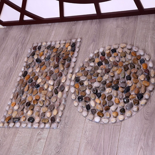 Булыжник заземляющая закладка подошва массажная панель ванная комната дождь цветок каменной подушка подушка каменная дорожка