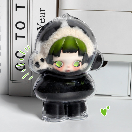 SP bear protective shell SKULLPANDA is suitable for Bubble Mart plush pendant protective cover dust-proof storage