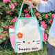 New transparent mesh shoulder bag, fashionable, lightweight, large-capacity, versatile shopping bag, mesh beach bag, mommy bag