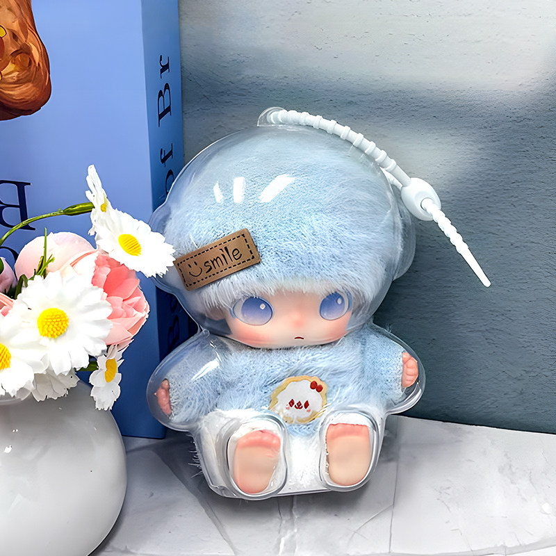 dimoo新生日记保护壳亚克力遛娃包保护套搪胶娃娃防尘收纳保护罩,淘宝优惠券,粉丝福利购,淘宝优惠卷