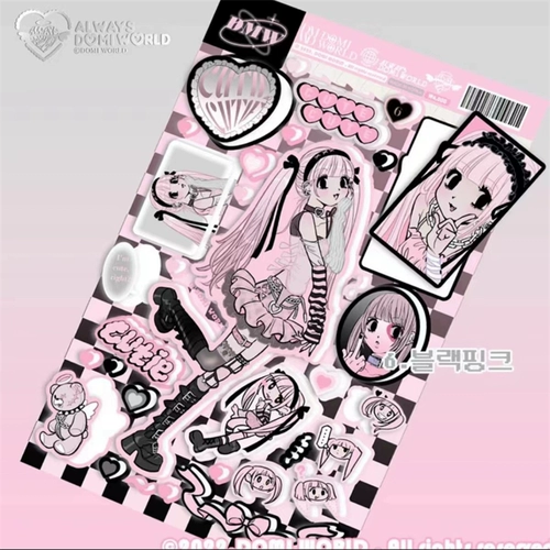 Наклейка, комплект, мобильный телефон, ноутбук, наклейки, Южная Корея, планировщик