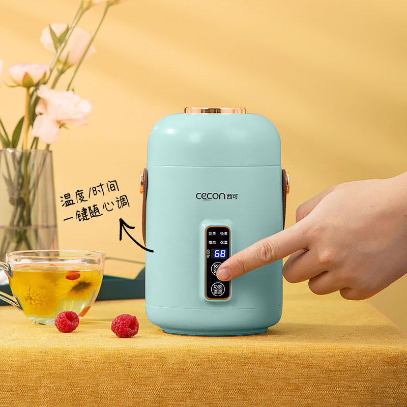 旅行煮粥小1-2人便携小型迷你炖锅 cecon电炖/煮粥锅/文火炉