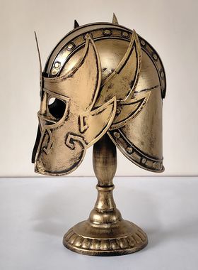 仿真中世纪欧式罗马武士金属头盔