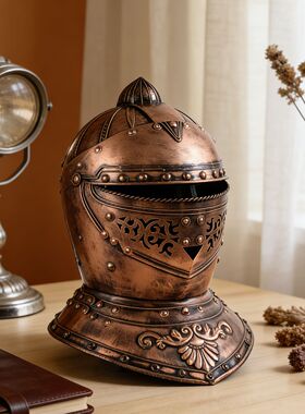 仿真古罗马士兵中世纪骑士头盔