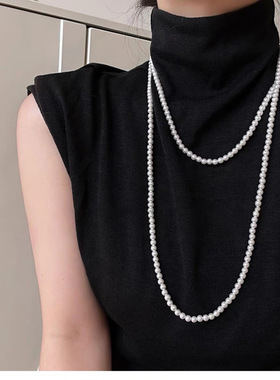 珍珠项链女苏州锁骨链