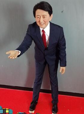 电动鞠躬迎宾小姐蜡像