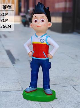 户外卡通旺旺队模型玻璃钢雕塑商场幼儿园汪汪狗网红美陈门口摆件