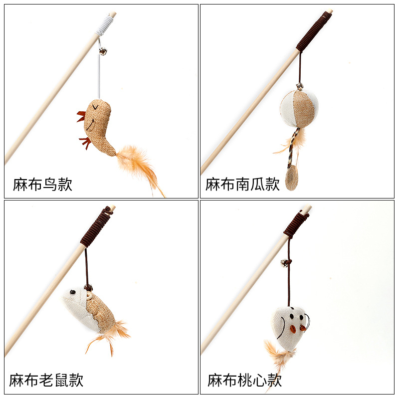 猫玩具逗猫棒耐咬猫薄荷球猫猫玩具套装猫咪玩具自嗨小猫幼猫用品-图3