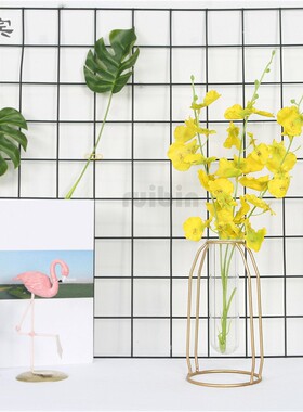 铁艺客厅花瓶ins水泥北欧