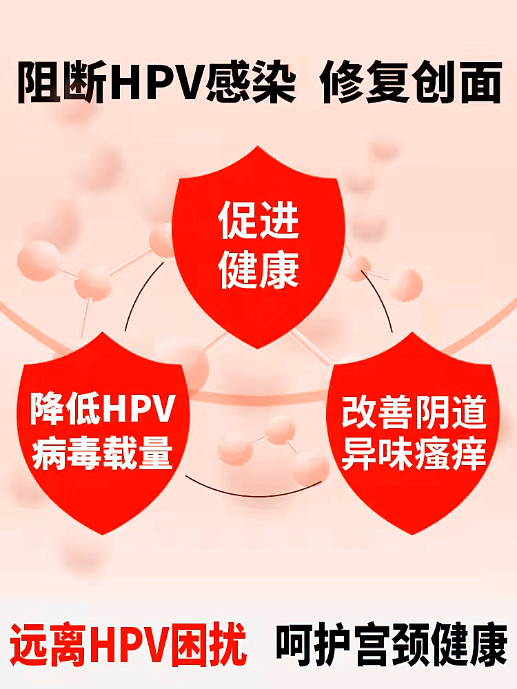 瑞贝安抗hpv病毒干扰素凝胶栓塞宫颈尖锐湿疣16转阴生物蛋白敷料