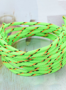 Neon rope woven friendship bracelet with adjustable hand rop