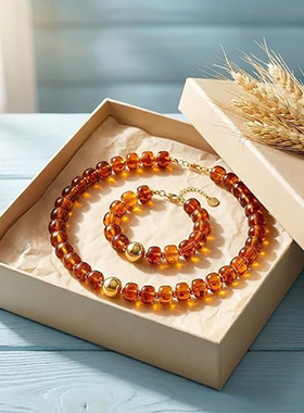Acrylic bracelet necklace, light luxury and versatile