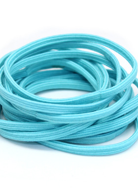 Rubber band popular basic flat hair rope DIY hair accessory