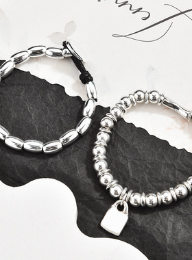 Sweet and Cool Instagram Style Love Heart Pendant Beaded Bra