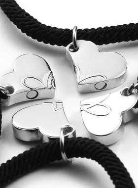 t for Women Girl Black Rope Friendship Bracelet Jewelry Gift