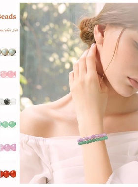 Natural  Beads Bracelet Amethyst Reiki Healling Jewelry Gift