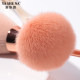 Large loose powder brush with fluffy and soft bristles that won’t scratch your face