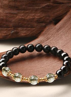 【天然水晶手链女转运送女友】